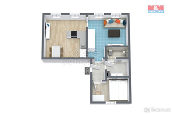 Prodej bytu 1+1, 49 m², Karlovy Vary, ul. Jabloňová - 17