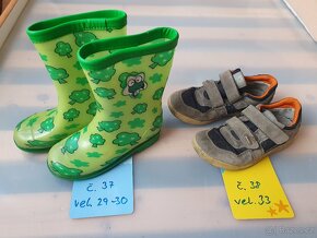 Dětské boty, 40 párů, různé druhy, vel. 20 až 37 - 17