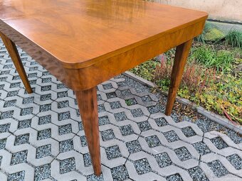 Art Deco jídelní rozkládací stůl Jindřich Halabala - 17