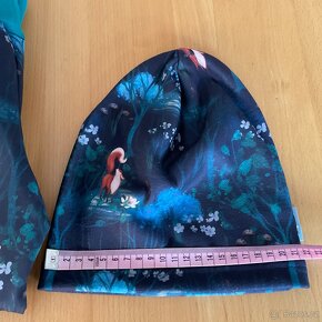 NOVÉ- handmade Soft kalhoty +čepice Unuo- 86 + S - 17