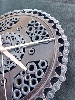 STEAMPUNK RECYCLE ART - PATINOVANÝ KOV - HODINY, ZRCADLA - 17