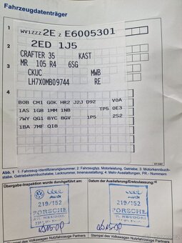 VW Crafter zvedací plošina  2.0 TDi 105  kw L2H3 2013 - 17