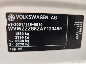 Volkswagen POLO LPG - KUP ČR - KLIMA - HEZKÉ - 17