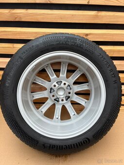 Alu kola Platin s pneu Continental 225/55 r17 5x112❄️ - 17