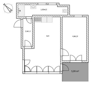 Prodej chaty 45 m², pozemek 538 m², Mladecko - 17