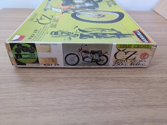 Model ČZ 250 "žluťák" moto cross Protar 1:9 (nesložený) - 17