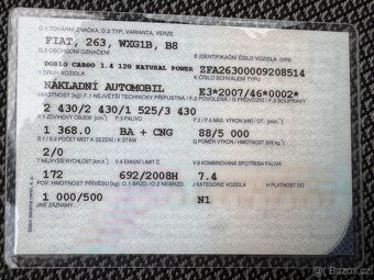 Fiat Doblo 1.4T 88kw CNG, rv2012,NOVÁ STK,VESTAVBA NA SPANÍ - 17