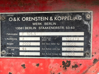 GREJDR ORENSTEIN AND KOPPEL F 106.5 A 6x6+NIVELACE TOPCON - 17