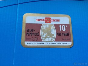 Pivní etikety výroční z r. 1970,1971, 1972, 1995 ,.... - 17