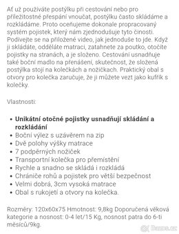 Cestovní postýlka - 17