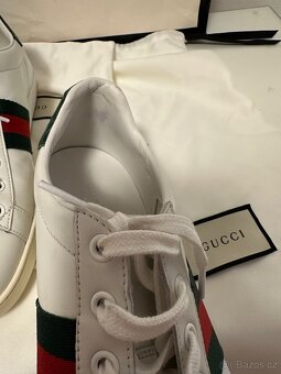 GUCCI Ace leather low trainers - 17