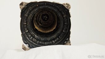 TOP Ag stříbro krucifix lotový punc rok 1858 UNIKAT - 17