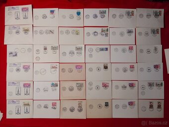 Známky, razítka obálky atd. cca 4 000 ks - 17