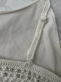 Morris - dáms. nové luxusní tílko s perličkami – XS/S? - 17