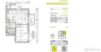 Pronájem bytu 2+kk, 68 m2 v novostavbě v Plzni - Skvrňanech - 17