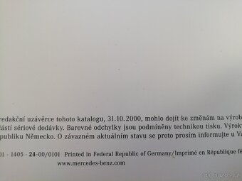 Mercedes A katalog - doprava v ceně - 17