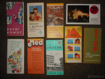 Staré retro prospekty a brožurky - 17