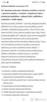 Kočárek Junama termo line Tex - 17