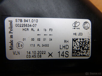 Škoda Karoq lift světlo 57B941010 maska 57A853653 - 17