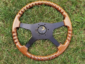 Dřevěný volant Raid 5D - W123, W124, W201, BMW E30, VW Golf2 - 17