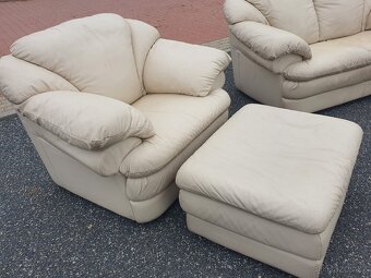 luxusní KOŽENÁ sedačka – DOPRAVA - 17