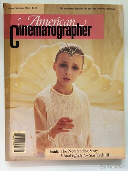 Set vintage filmového časopisu Cinematographer z osmdesátek - 17