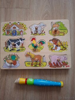 Samolepky na zeď, domeček pro panenky, puzzle, auta... - 17