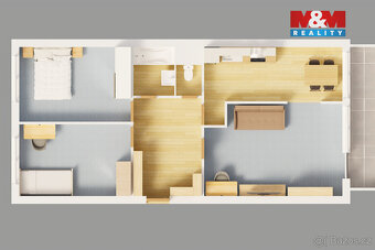 Pronájem bytu 3+kk v Mladé Boleslavi, ul. 17. listopadu - 17