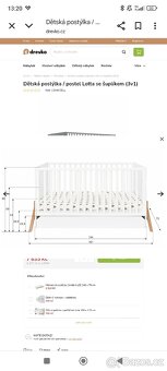Rostoucí postýlka lotta grey - náhradní díly - 17