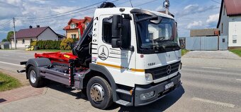 MERCEDES-BENZ ATEGO HÁKOVÝ NOSIČ KONTAJNEROV S HYDRAULICKOU - 17