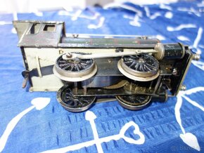 Märklin lokomotiva na klíček, tendr a koleje 4,2 m - 17