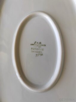 Luxusní porcelánovi servírovací talíře Pirkenhammer Rococo - 17
