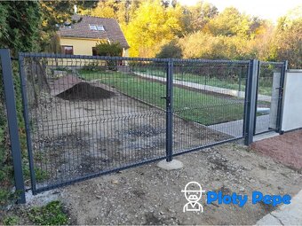 Montáž plotů,montáž 2D a 3D panelů,montáž brány a branky - 17