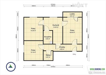 Prodej byt 3+1, 74㎡ - 17