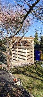 Dřevník nový na cca 4m3 naštípaného dřeva - 17