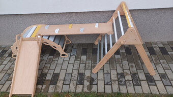 Dětská Montessori houpačka celobuková - 17