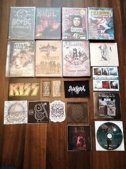 Metal,Rock,CD,DVD,EP,násivky,retiazky,odznaky,plagáty,trická - 17