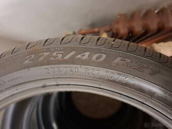 Alu kola černá + leštění 21x9 5x108 + letní pneu Volvo XC 90 - 17
