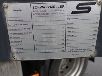 Návěs Schwarzmüller SPA 3/E, rok výroby10/2011, - 17