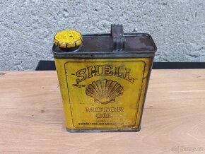 Staré plechovky - Shell - Mobiloil Gargoyle - 17