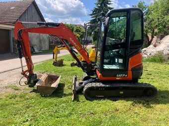 Pásový minibagr Kubota U27 s nulovým přesahem zádě - 17
