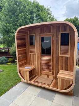 Luxusní Fínska sauna z cedru pro 4-6 osob. - 17