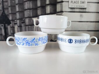 Gastro polévkové porcelánové misky, ČSSR - 17