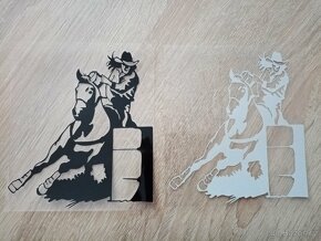 samolepky na auto s koníky - WESTERN - 17