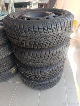Zimní pneu+disky Škoda 185/60 R15 5x100 - 17