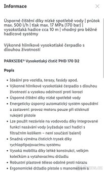 Elektrická vapka Parkside PHD 170 - 17