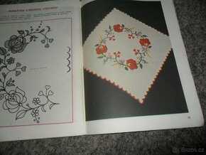 šití učebnice, spony, 6x časopis "Květen", vzorník vyšívání - 17