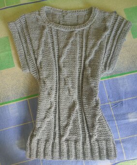 RUČNĚ PLETENÁ, NOVÁ, EXTRA DLOUHÁ ŠÁLA-PLÉD: 2,5metru x 30cm - 17