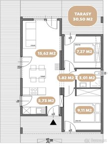 mobilheim,  mobilní dům Villa alpina 6 x 8 m + terasy - 17