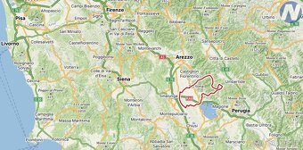 Apartmán Marco u Medicejského paláce v Cortoně, Toskánsko - 17